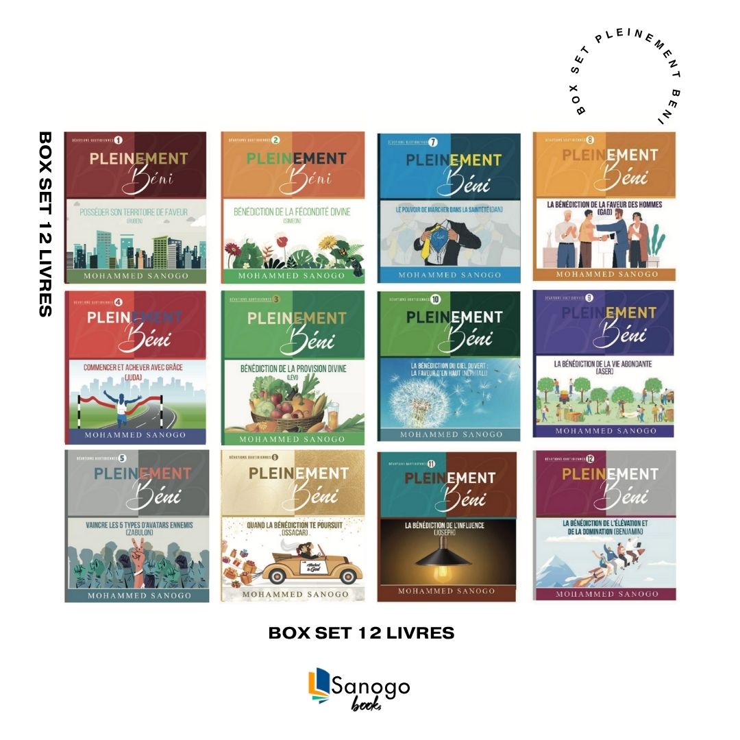 BOX : Série Pleinement Béni (12 Livres) - MOHAMMED SANOGO (Version Française)